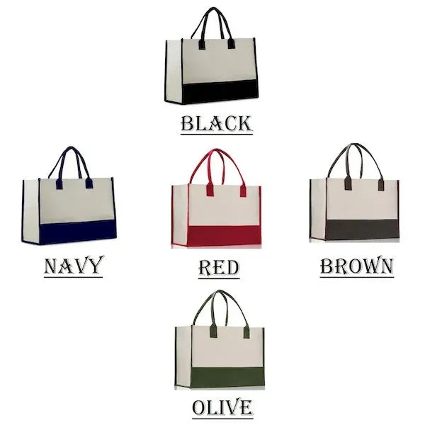 Jute Tote Bag with Straps