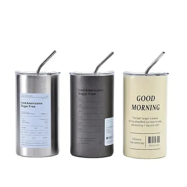 20oz Thermal Coffee Mug with Lid and Straw