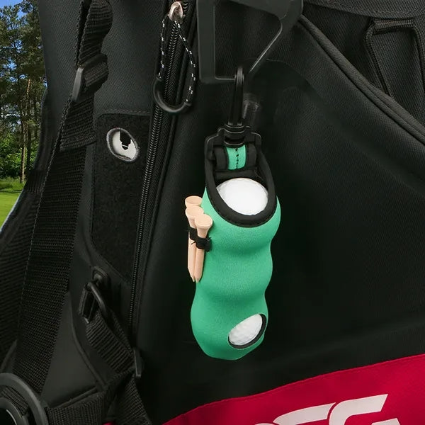 Golf Tee and Ball Holder Bag