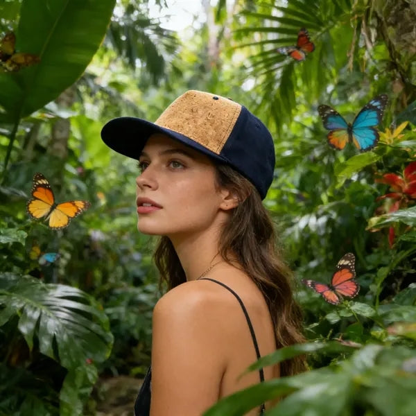 Sports Cork Crown High Profile Structured Adjustable Cap