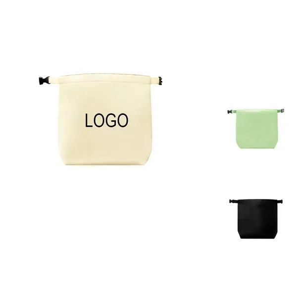 Insulated Lunch Tote Bag with Buckle Closure