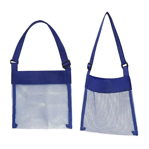 Kids' Mesh Beach Bag With Adjustable Strap