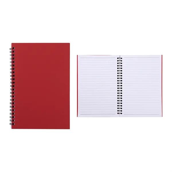 A5 Lined Kraft Spiral Notebook & Journal