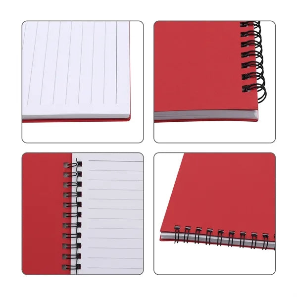 A5 Lined Kraft Spiral Notebook & Journal