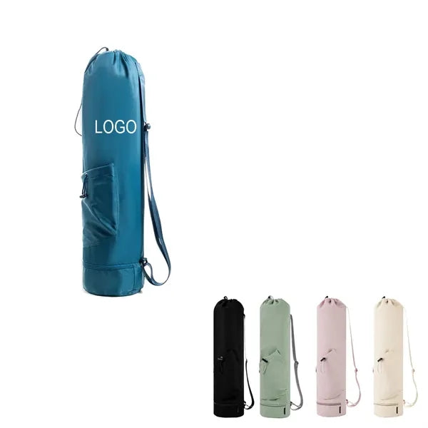 Multi-Function Yoga Mat Strap with Water Bottle Pocket