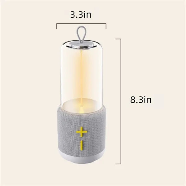 Outdoor Portable Acrylic Night Light Bluetooth Speaker
