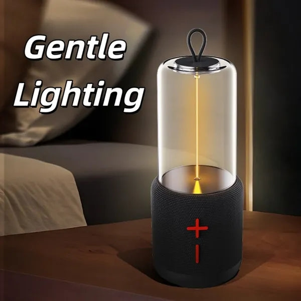 Outdoor Portable Acrylic Night Light Bluetooth Speaker