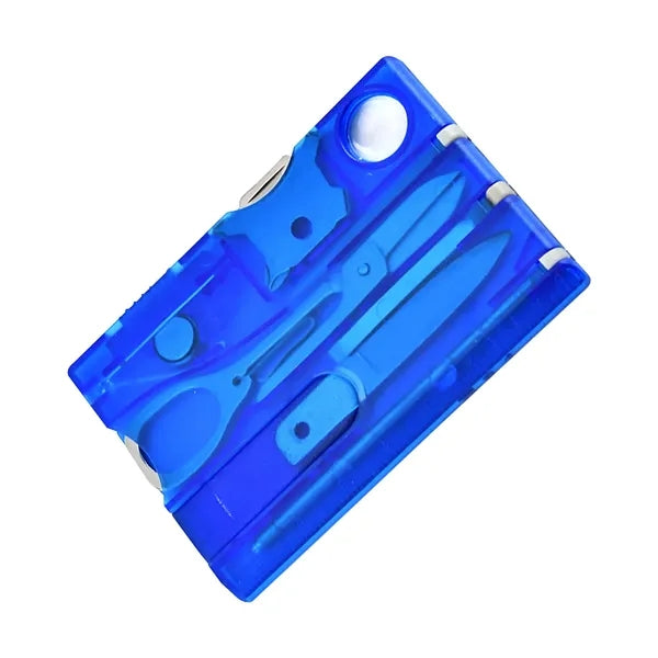 12 In 1 Mini Multifunctional Outdoor Survival Tools Card Kit