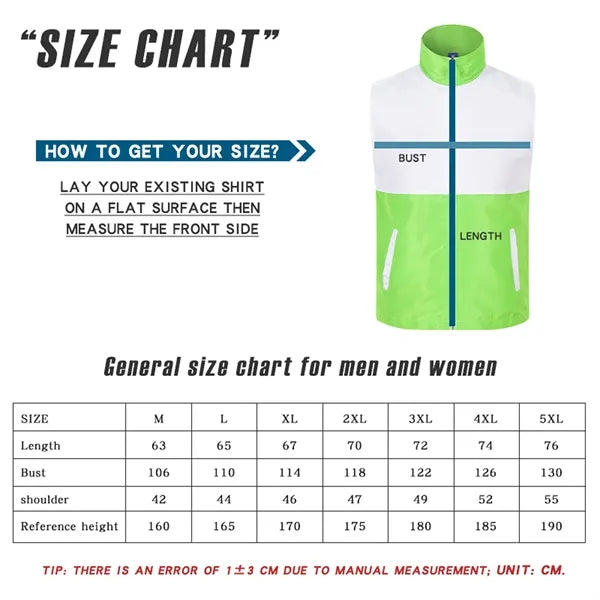 Splicing Color Volunteer Activity Vest