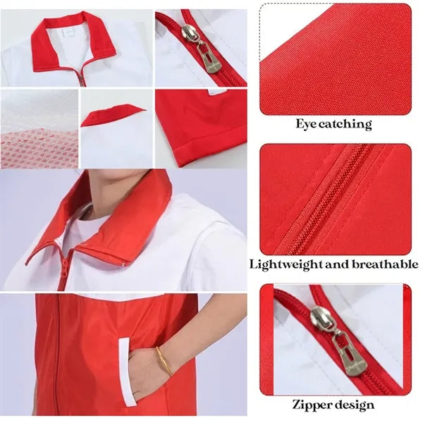 Splicing Color Volunteer Activity Vest