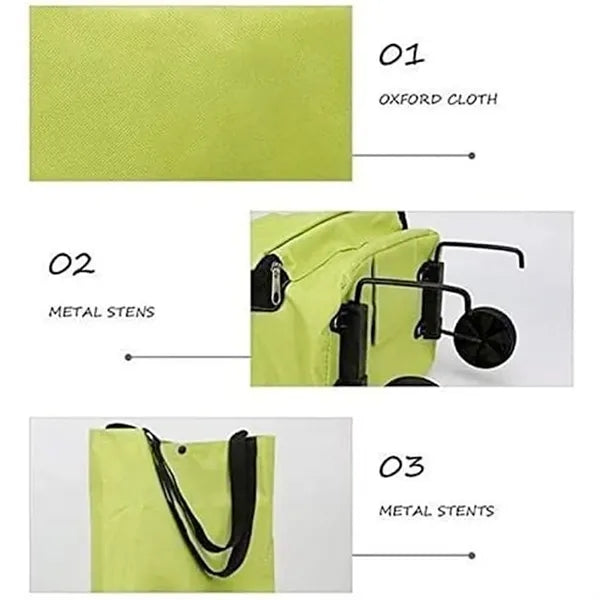 2 In 1 Foldable Shopping Cart