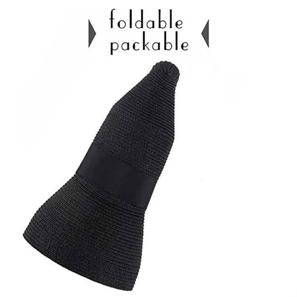 Fashionable straw sunshade hats for ladies