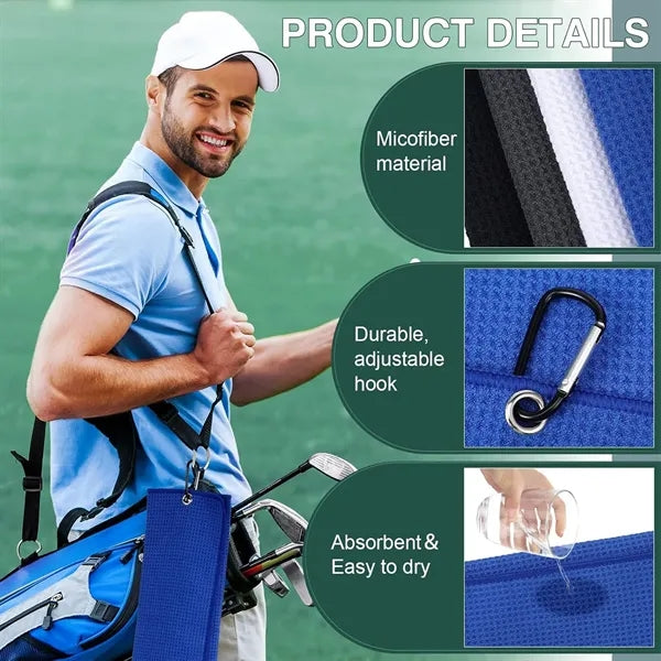 Tri-Fold Golf Towel