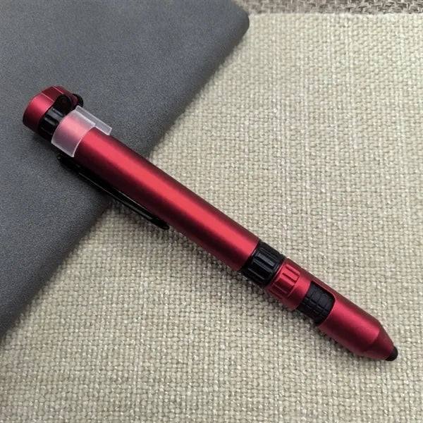 Outdoor Multi Compass Stylus Flashlight Pen Tool