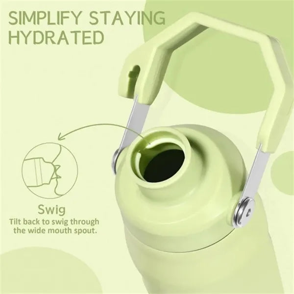 24Oz Leak-Proof Lid Sports Water Bottle