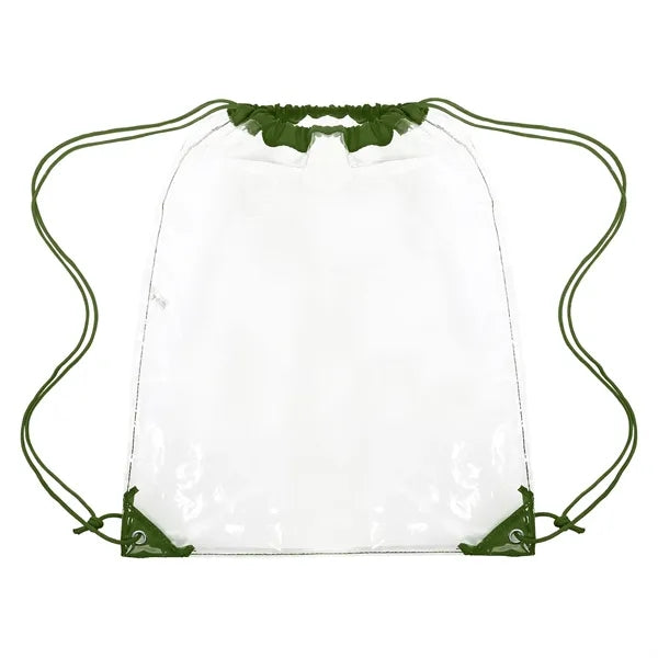 Large Clear Stadium Cinch Backpack