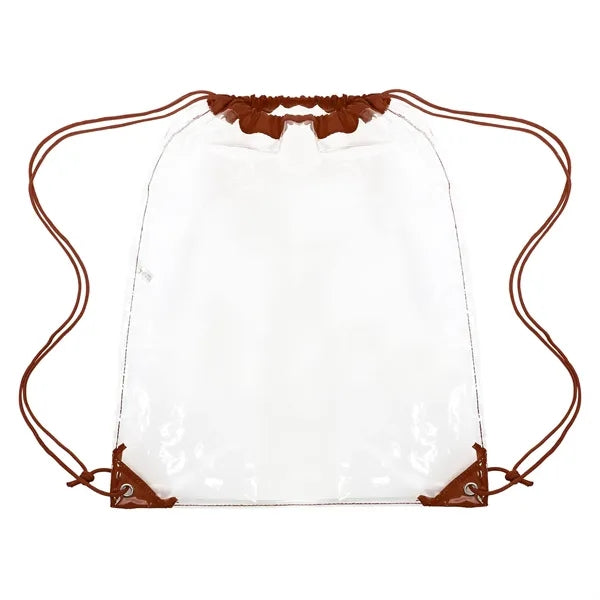 Large Clear Stadium Cinch Backpack