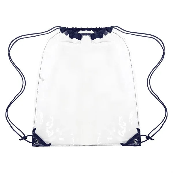 Large Clear Stadium Cinch Backpack