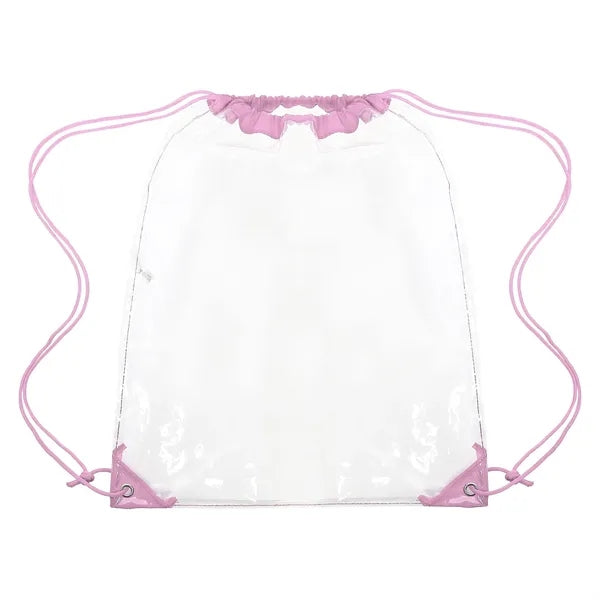 Large Clear Stadium Cinch Backpack