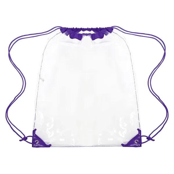 Large Clear Stadium Cinch Backpack