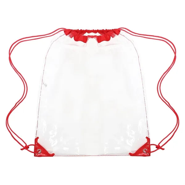 Large Clear Stadium Cinch Backpack