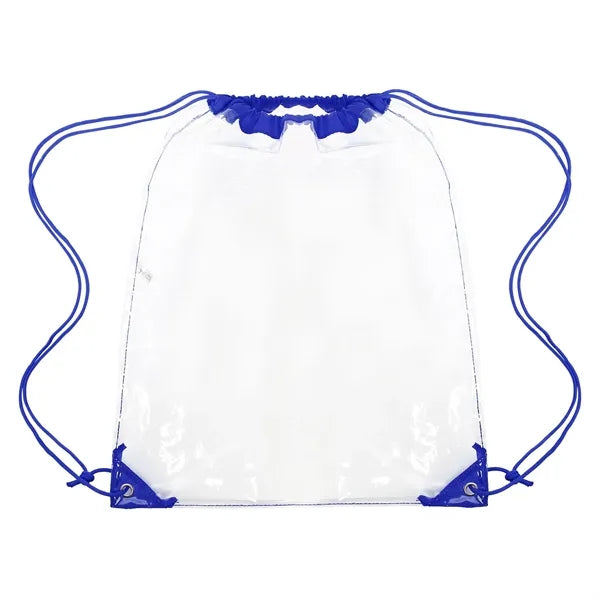 Large Clear Stadium Cinch Backpack