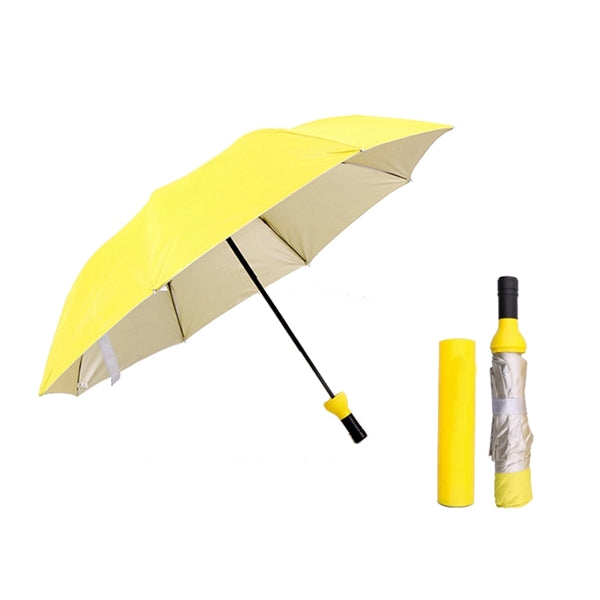 Fashion Wine Bottle Folding Umbrella