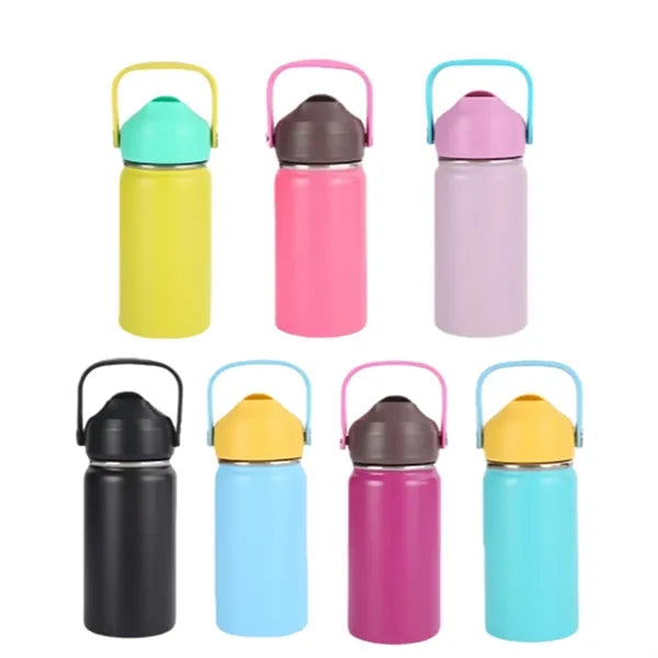 16oz Kids Insulated Water Bottle with Straw