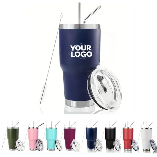 30 oz Tumbler Stainless Steel Vacuum Insulated Coffee Cup
