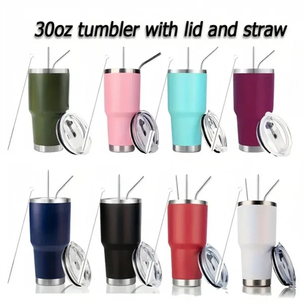 30 oz Tumbler Stainless Steel Vacuum Insulated Coffee Cup