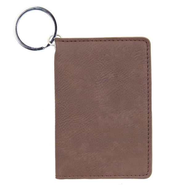 Leatherette Keychain Wallet
