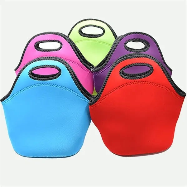 Washable Neoprene Tote Lunch Bag