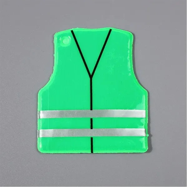 Reflective Safety Vest Keytag