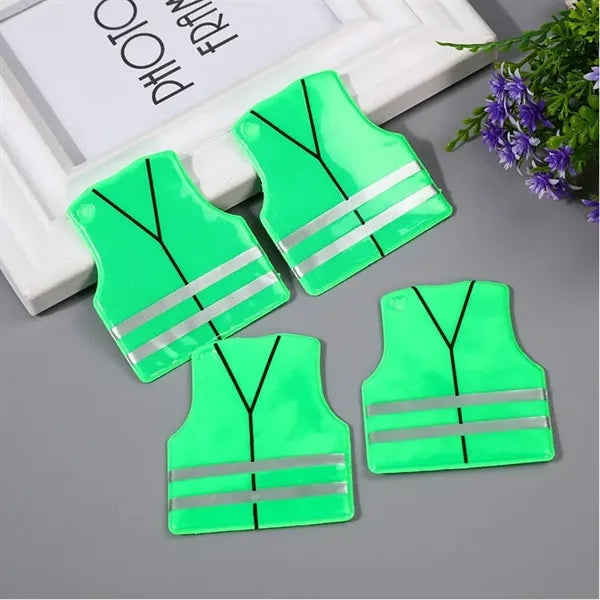 Reflective Safety Vest Keytag