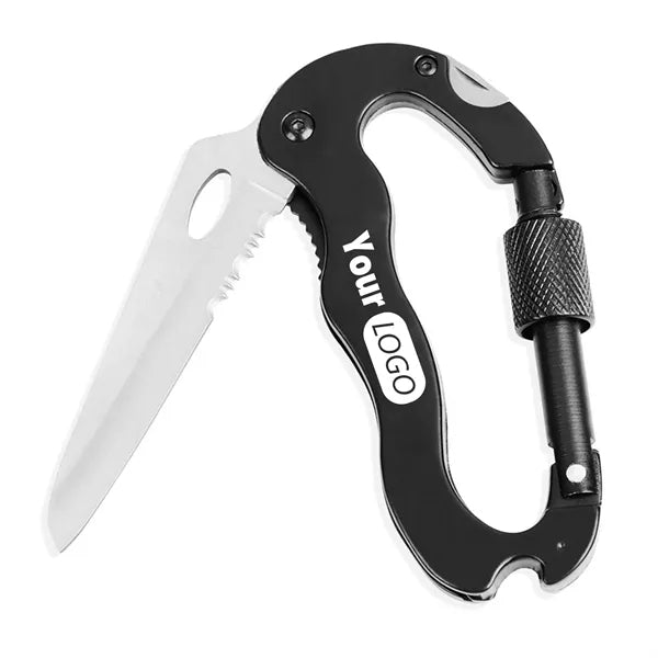 All-in-One Climbing Carabiner Knife