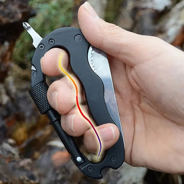 All-in-One Climbing Carabiner Knife