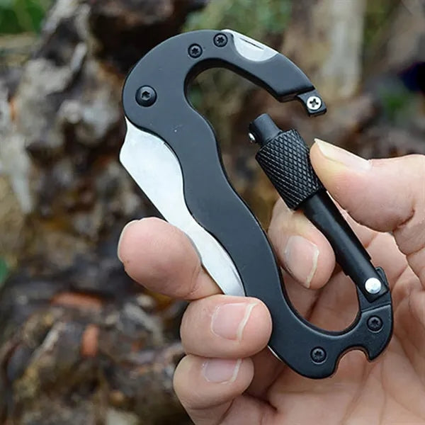 All-in-One Climbing Carabiner Knife
