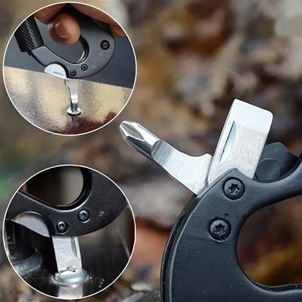 All-in-One Climbing Carabiner Knife