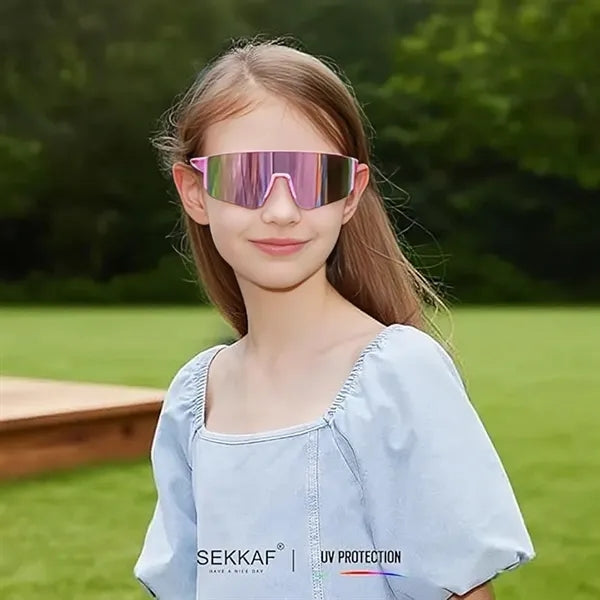 Youth Sports Sunglasses for Kids Ages 6-12