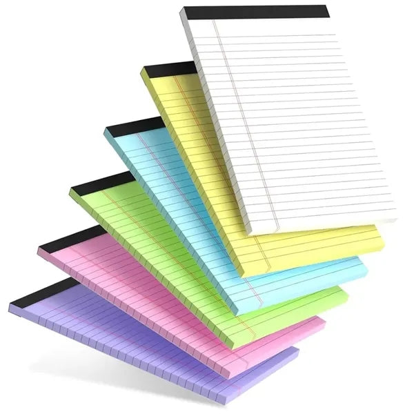 Small Note Pads Vibrant Colors College Ruled