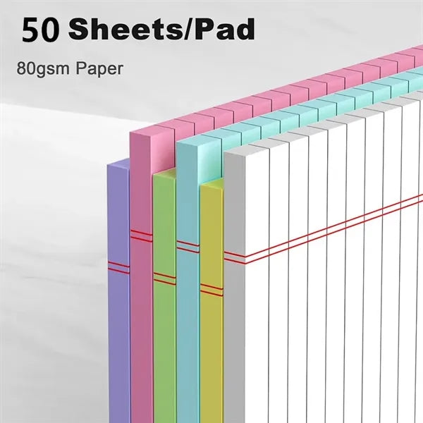 Small Note Pads Vibrant Colors College Ruled