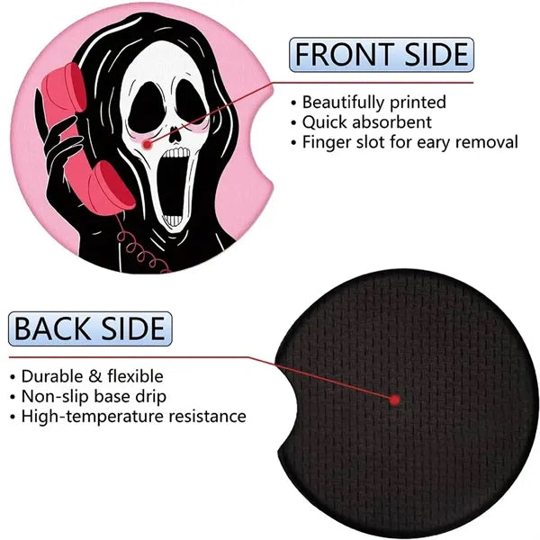 2.75 Inch/5mm Thicker Circular Neoprene Coaster
