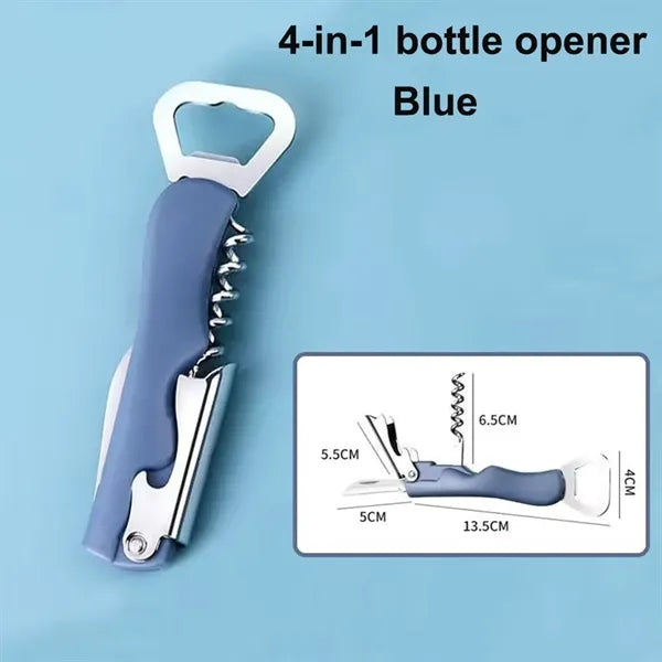 Seahorse Shaped 4-in-1 Multifunctional Bottle Opener