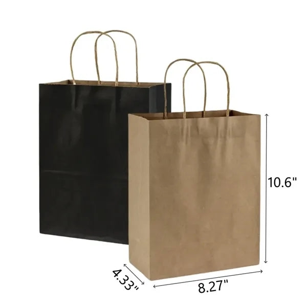 Kraft Paper Bags for Business Shopping & Storage