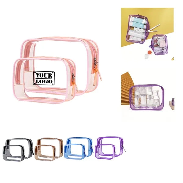 Waterproof PVC Travel Toiletry Kit (2-Piece Set)