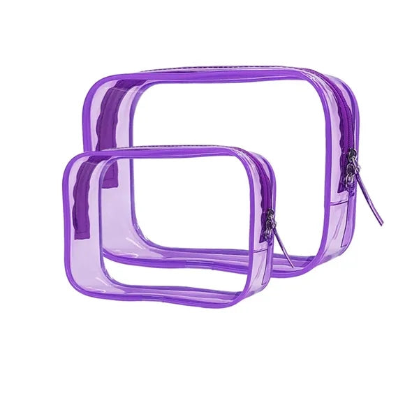 Waterproof PVC Travel Toiletry Kit (2-Piece Set)