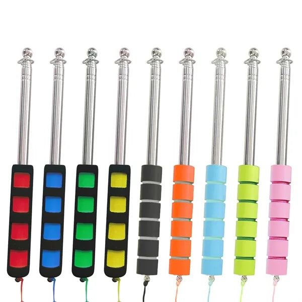 Assorted Color Telescoping Handheld Flagpole