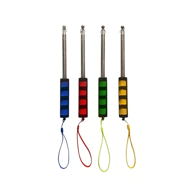 Assorted Color Telescoping Handheld Flagpole