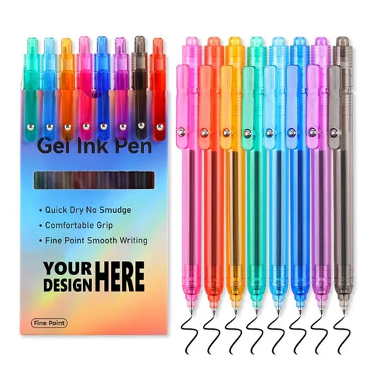 8-Pack of 0.5mm Ballpoint Pens