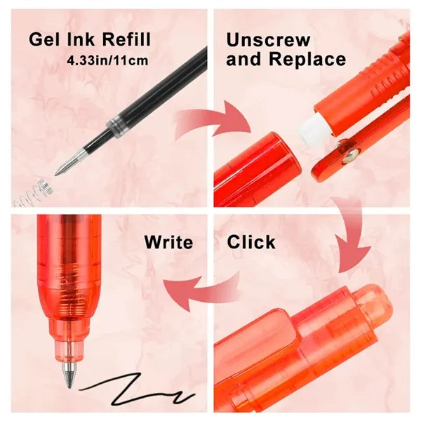 8-Pack of 0.5mm Ballpoint Pens